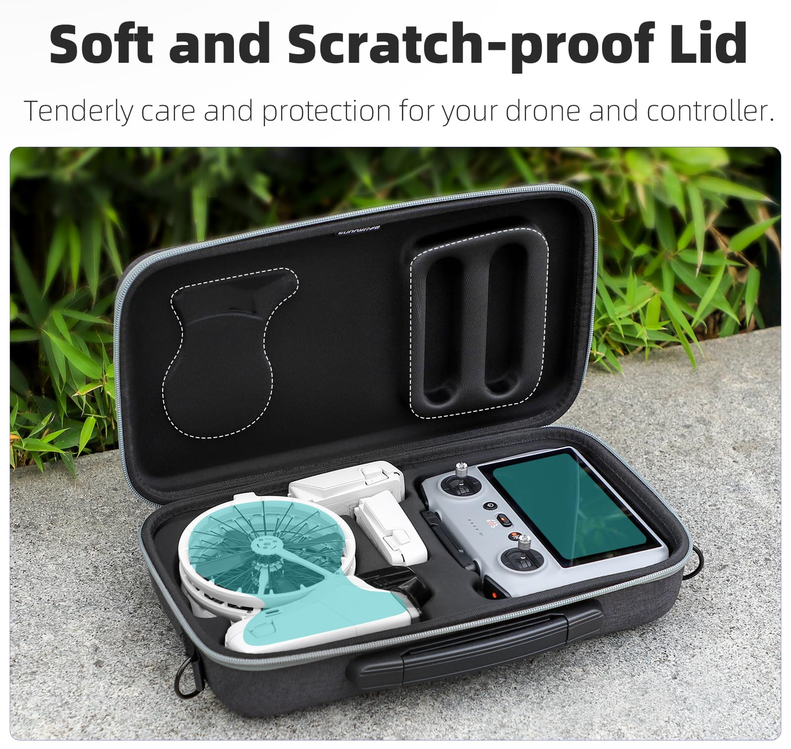 Borsa portaoggetti per DJI Flip Borsa a tracolla per Drone Valigetta di trasporto Custodie Telecomando, grigio, Custodia per il trasporto