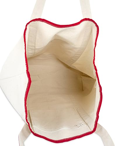 Miniatura 5 de Bolsa de mano de lujo con parte superior abierta de 22 pulgadas con bolsillo exterior