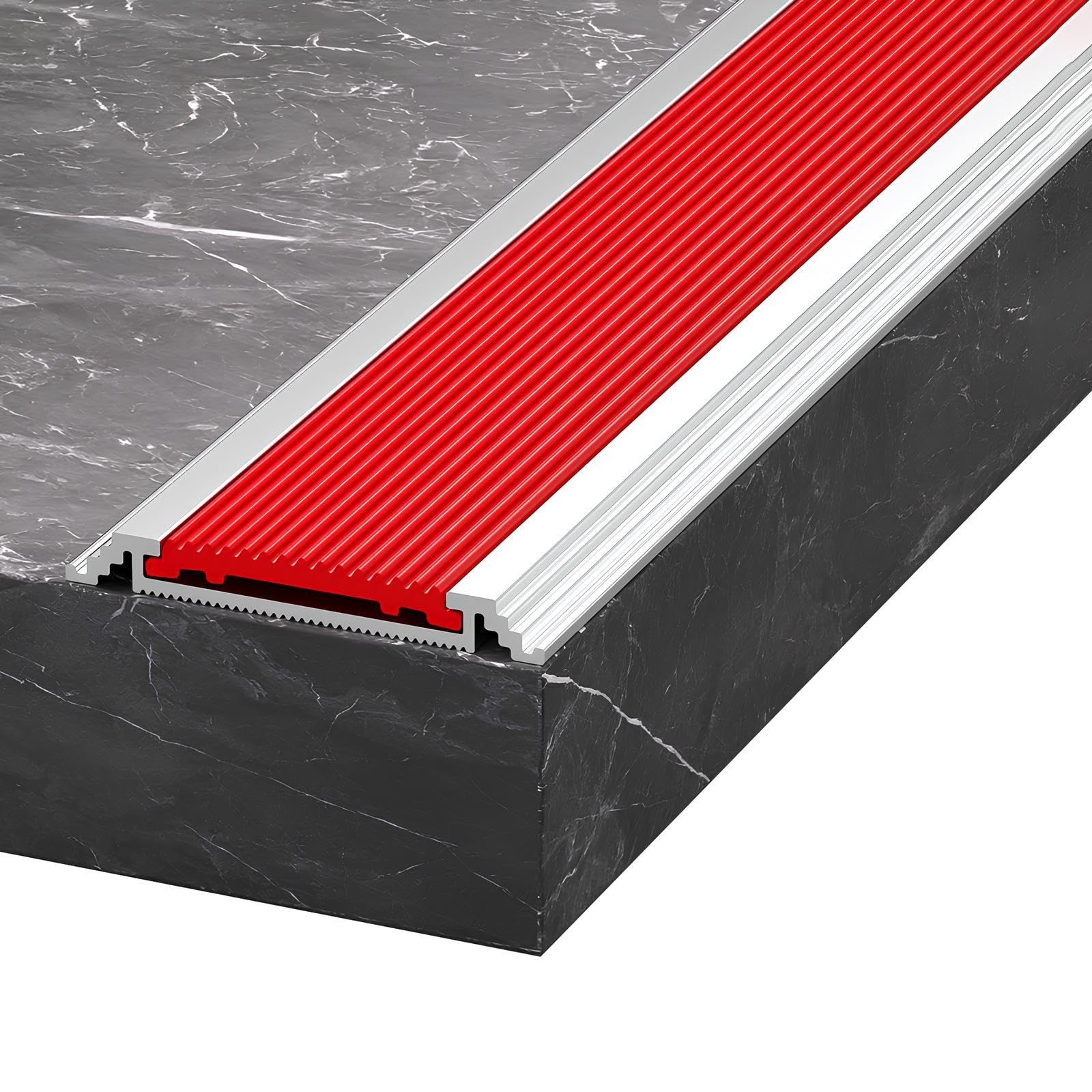 80-150cm Perfil De Borde De Escalera En Aluminio Para Exteriore E Interiore