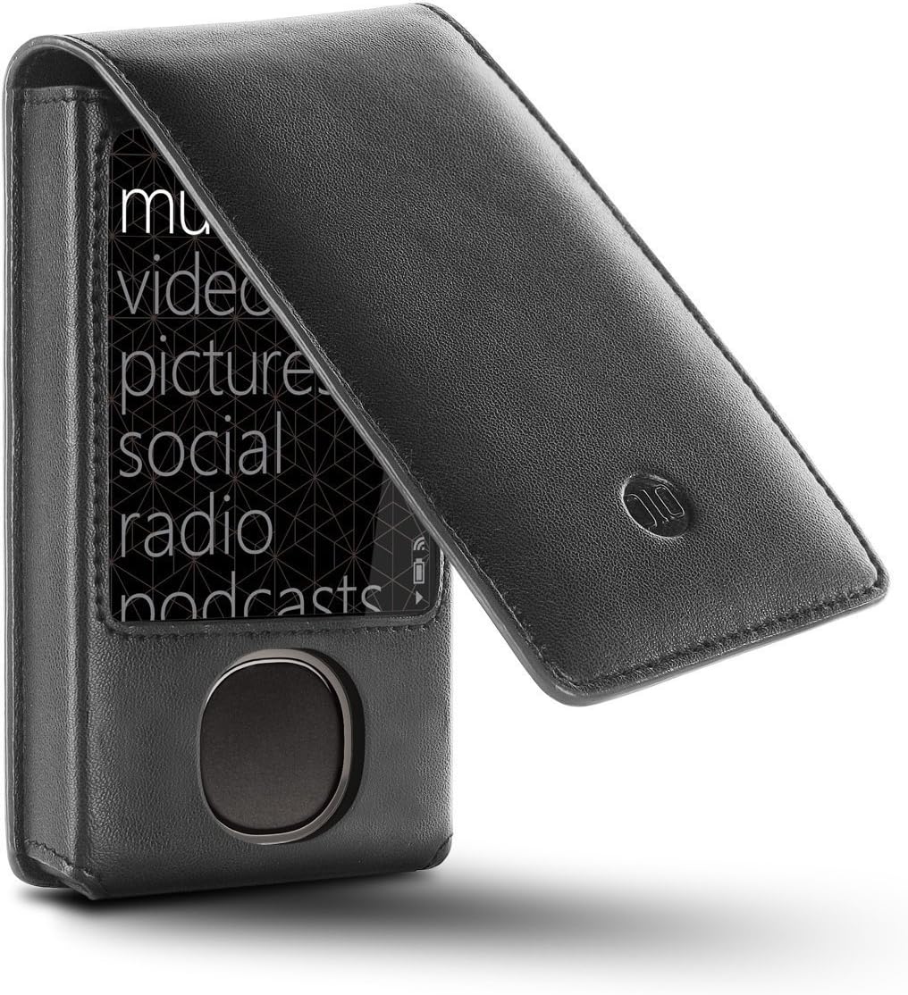 DLO - Philips DLA57631/17 Genuine Leather HipCase for Zune 80/120GB, Black