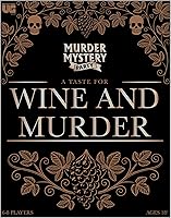 Vista 2 de Murder Mystery Party, A Taste for Wine & Murder, Murder Mystery Party Game to Host Your Own Murder Mystery Night