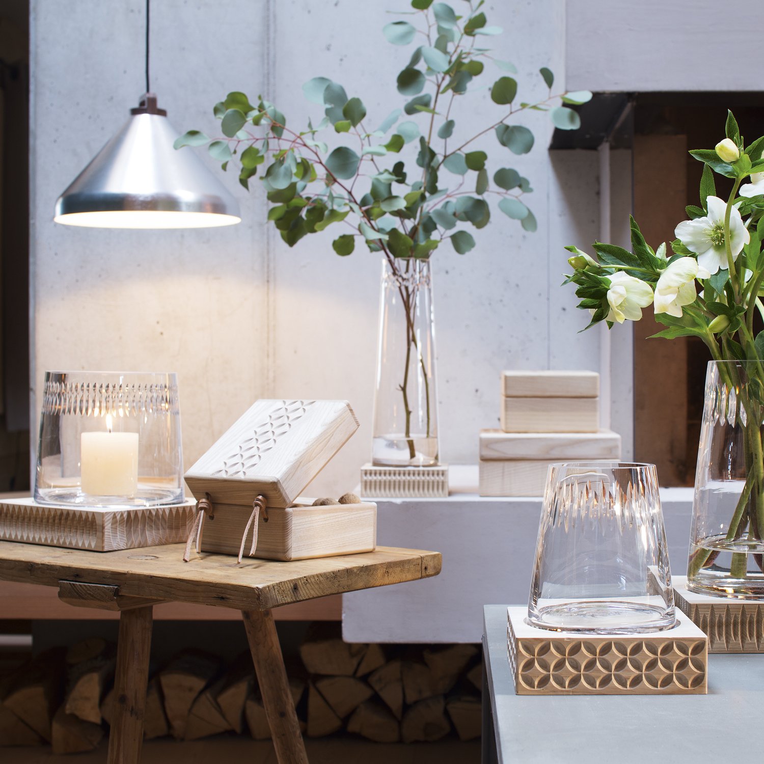 Amazon.co.jp: LSA(エルエスエー) フラワーベース(花器) クリア