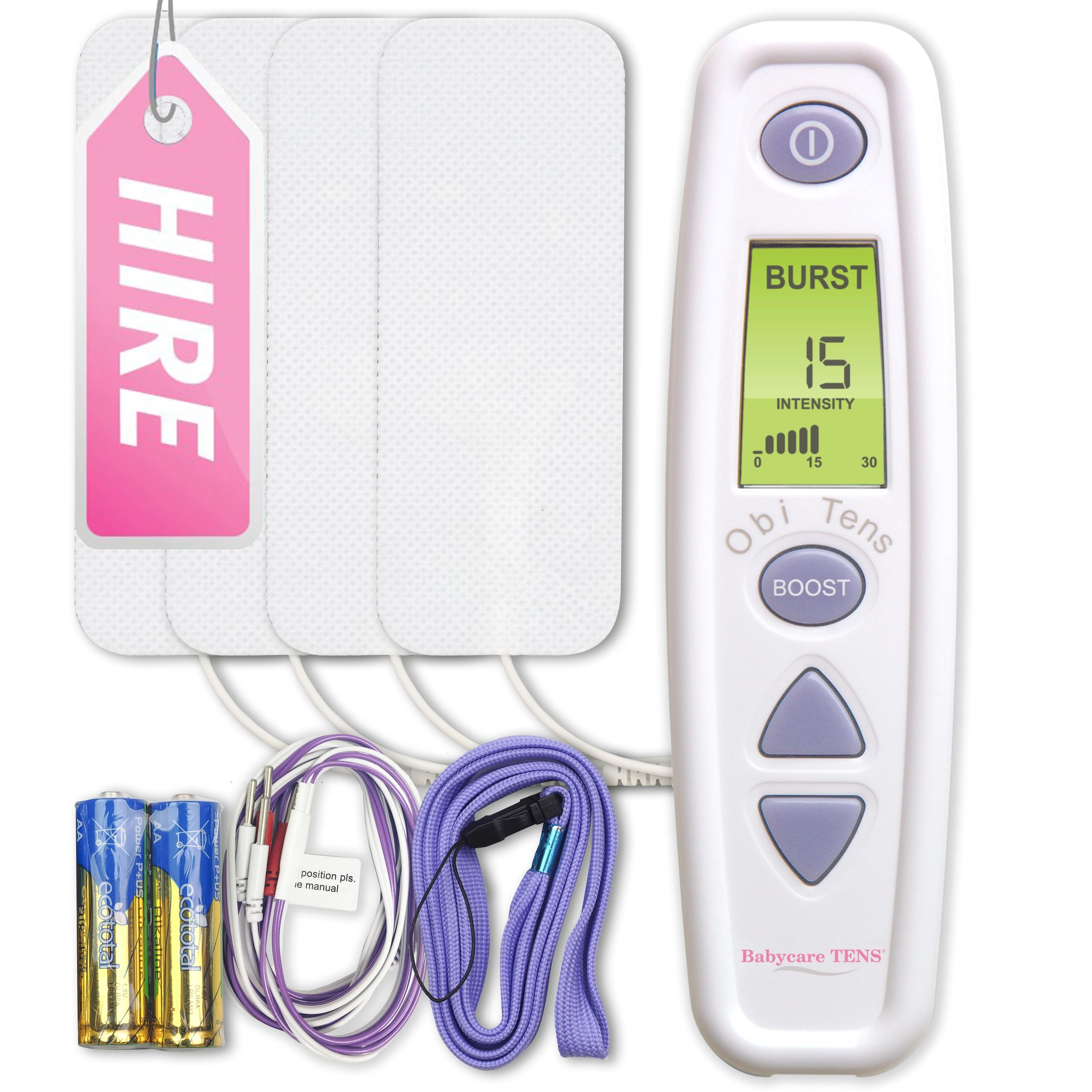 Certified OBI TENS Hire Service. 7 Week Rental from The Creators of The UK's No. 1 Most Trusted Maternity TENS Company. Free Returns.