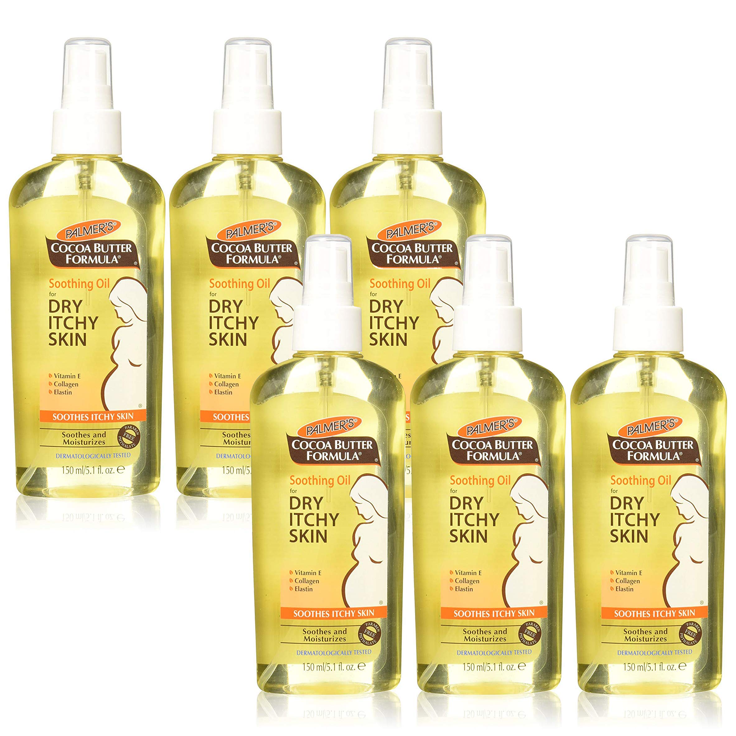 Palmer's Cocoa Butter Formula Soothing Oil 5.10 oz ( Pack of 6)