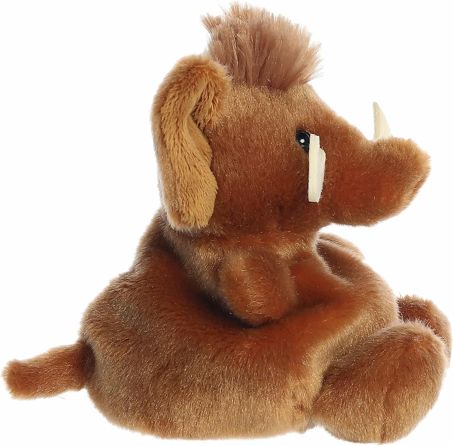 Aurora® Adorable Palm Pals™ Mo Woolly Mammoth™ Stuffed Animal - Fun Collectible Plush for Kids and Adult Collectors - Perfect for Decorating Rooms and Birthday Gifts - Brown 5 Inches