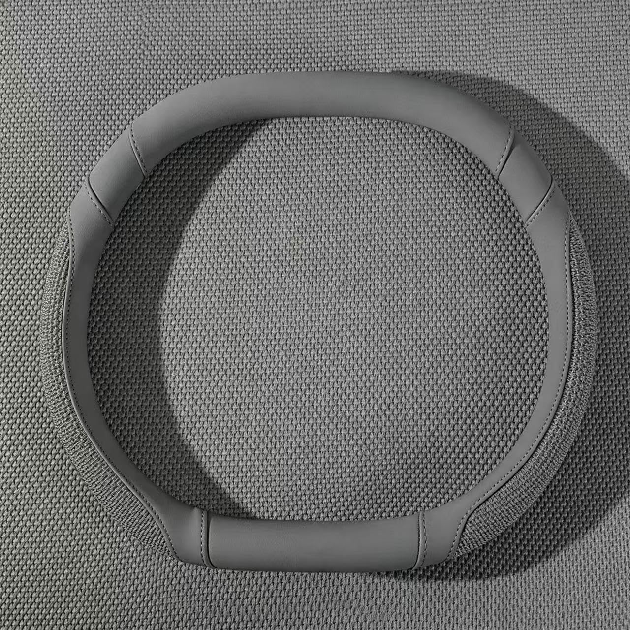ONEMAJI Car Steering Wheel Cover for MG ZS EV Facelift (2022-2026), Soft Suede Touch Anti-Slip Auto Steering Wheel Cover Protector with anti-slip lining, C