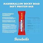 Barebells Soft Protein Bars Rocky Road - 12 Count, 1.9oz Bars - Protein Snacks with 16g of High Protein - Chocolate Protein Bar with 2g of Total Sugars - Soft Protein Snack & Breakfast Bars