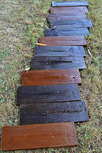 Moldes de hormigón DIY Vendido Set 6 juegos (12 piezas) S05 Molde de hormigón Tableros de madera viejos