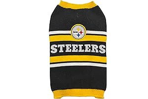 Pittsburgh Steelers Dog Sweater: A Touchdown of Team Spirit for Your Furry Friend