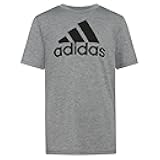 Boys' Plus Size Short Sleeve Aeroready Performance Logo Tee T-Shirt