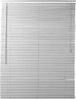 Atlas - Persiana Horizontal de PVC e Lâmina de 25mm, Tamanho 100 x 130 cm, Cor Cinza