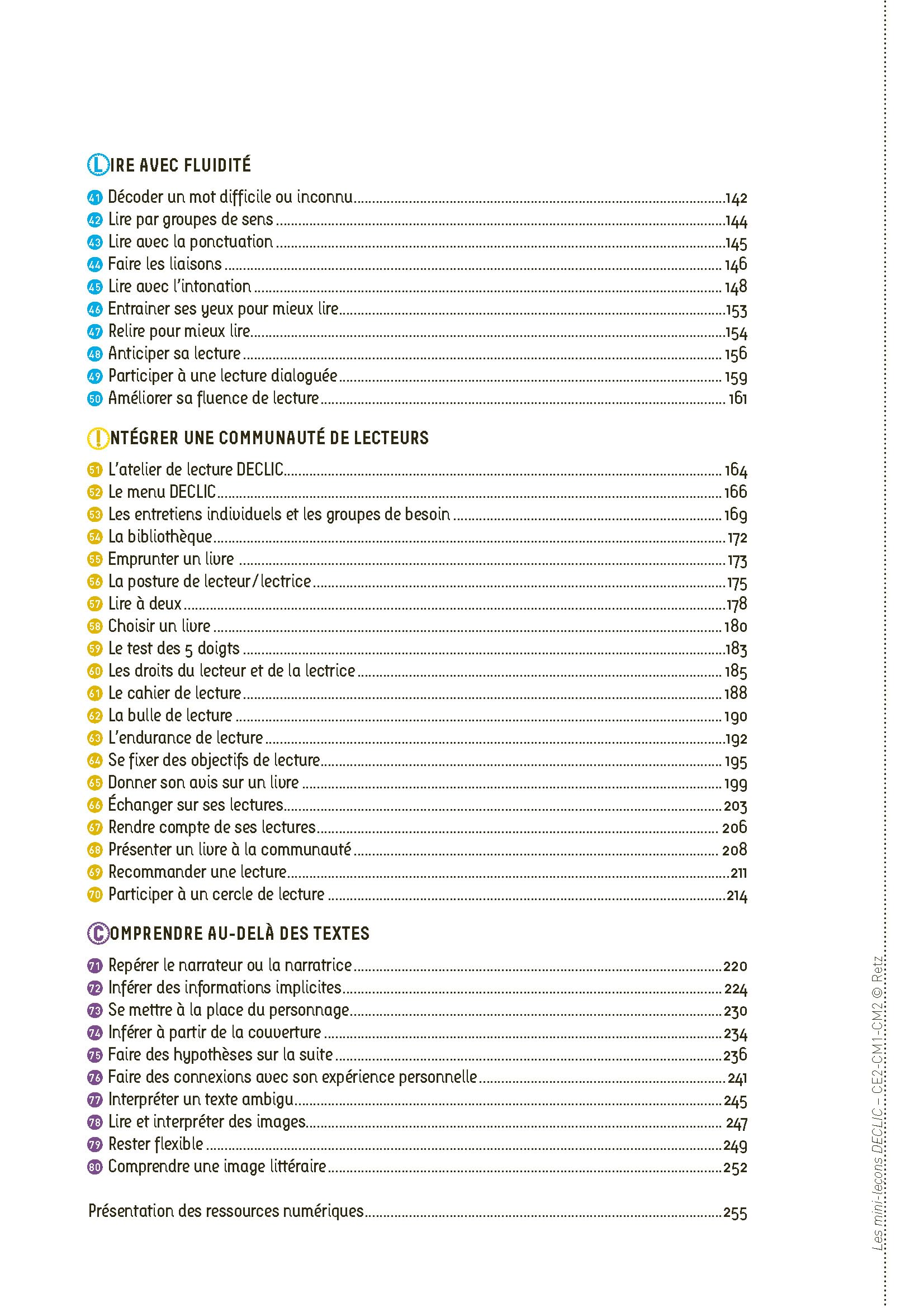 L'atelier de lecture DECLIC - Les mini-leçons CE2 - CM1 - CM2