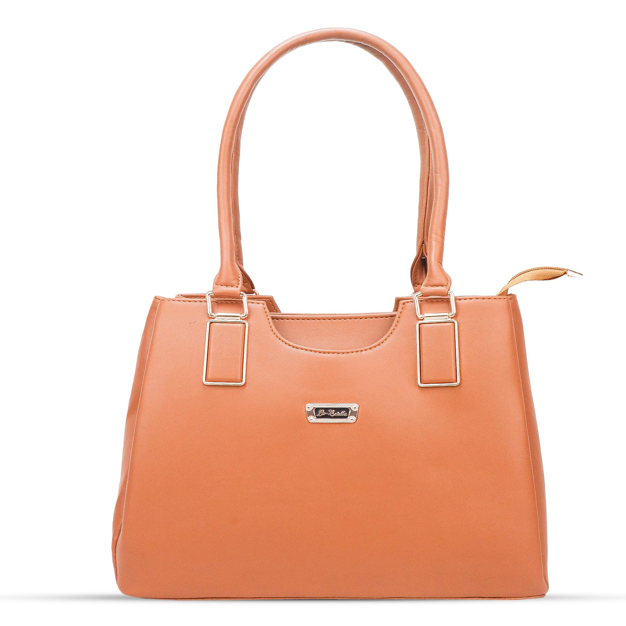 LA ESTELLA Elegant Spacious Handbag with 3 compartment 2 inner pocket for girls and women, easy to carry ready to go nag