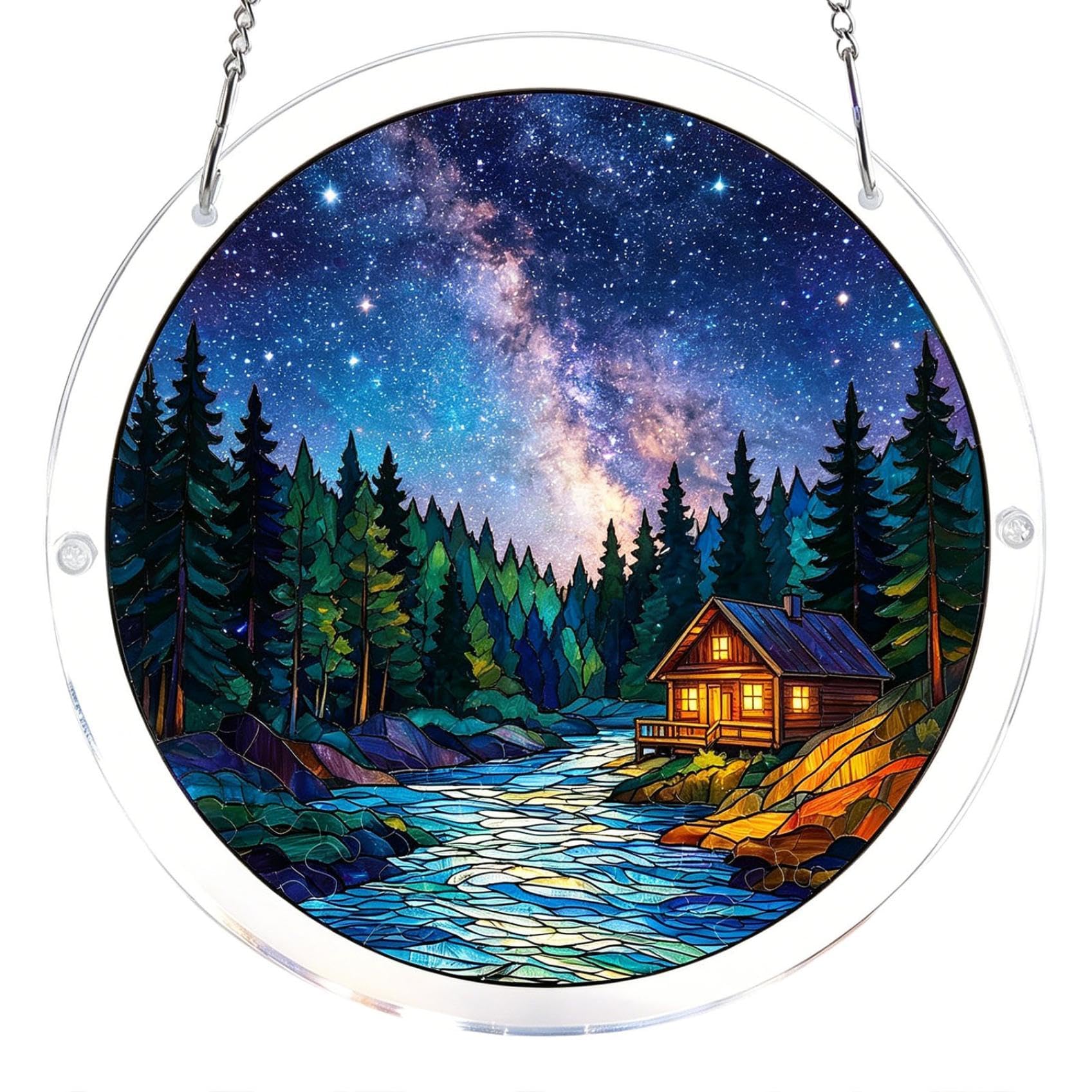 Sun Acrylic Catcher Puzzle Kit, Unique Branches of Love Sun Acrylic Catcher Puzzle Kit for Doors, Garden, and Window Hanging, DIY Puzzle Kits for Adults (Purple1)