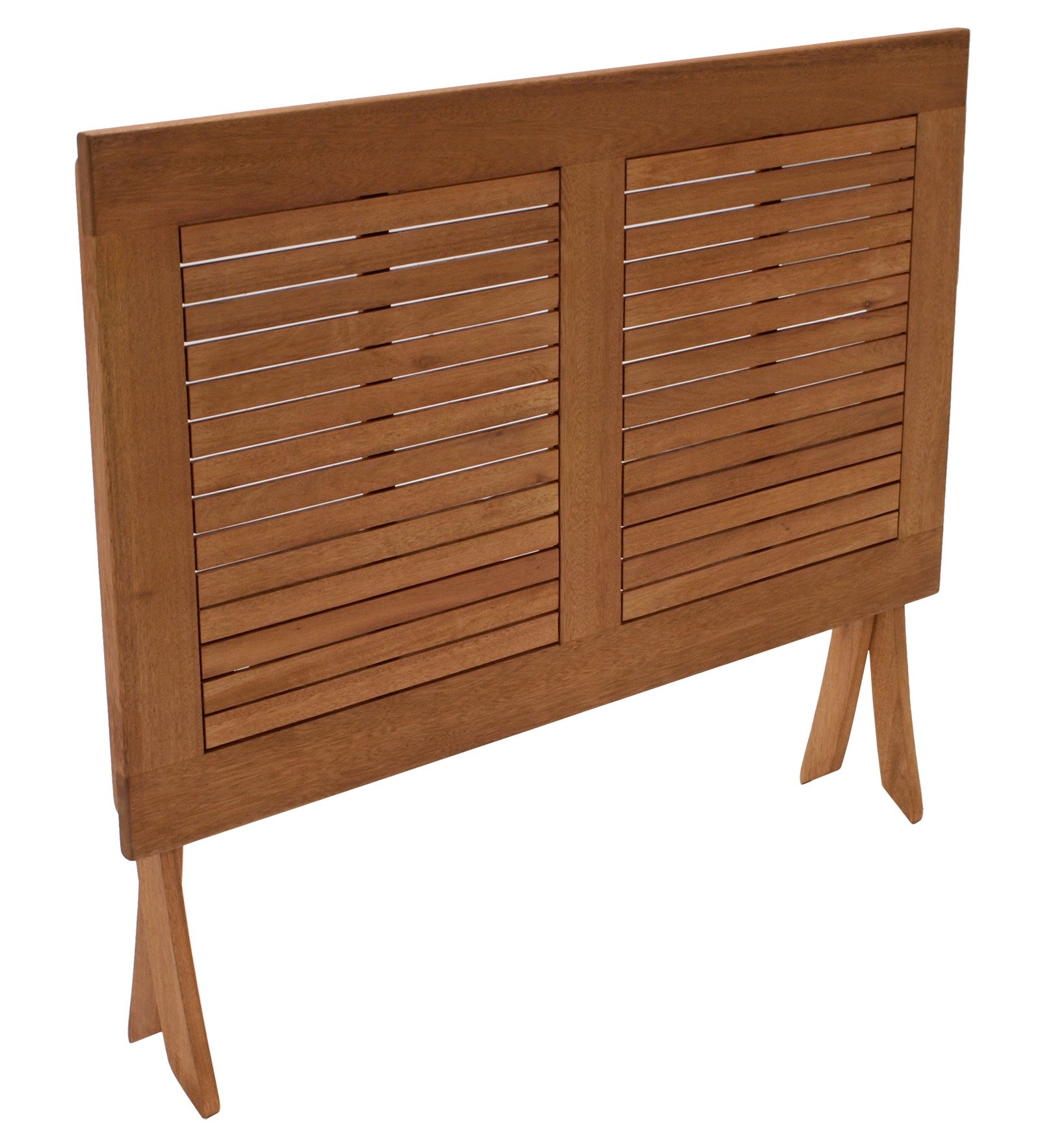 DEGAMO Gartentisch Klapptisch Bonita 70x120cm, Eukalyptus Holz braun geölt, FSC®-Zertifiziert, klappbar, Outdoor
