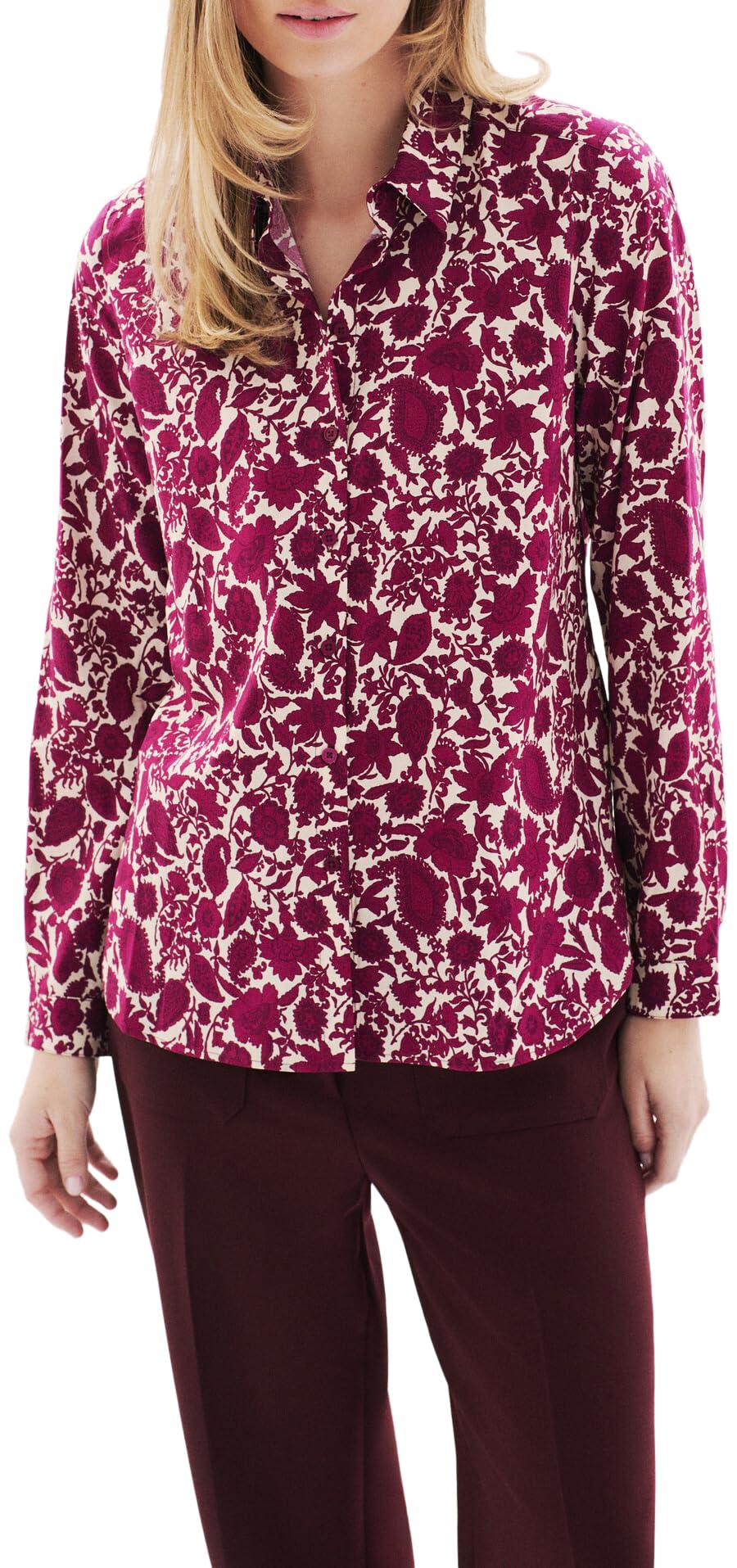 Caroll Blusa, Crlimp/Pe26/India/Burdeos, 42