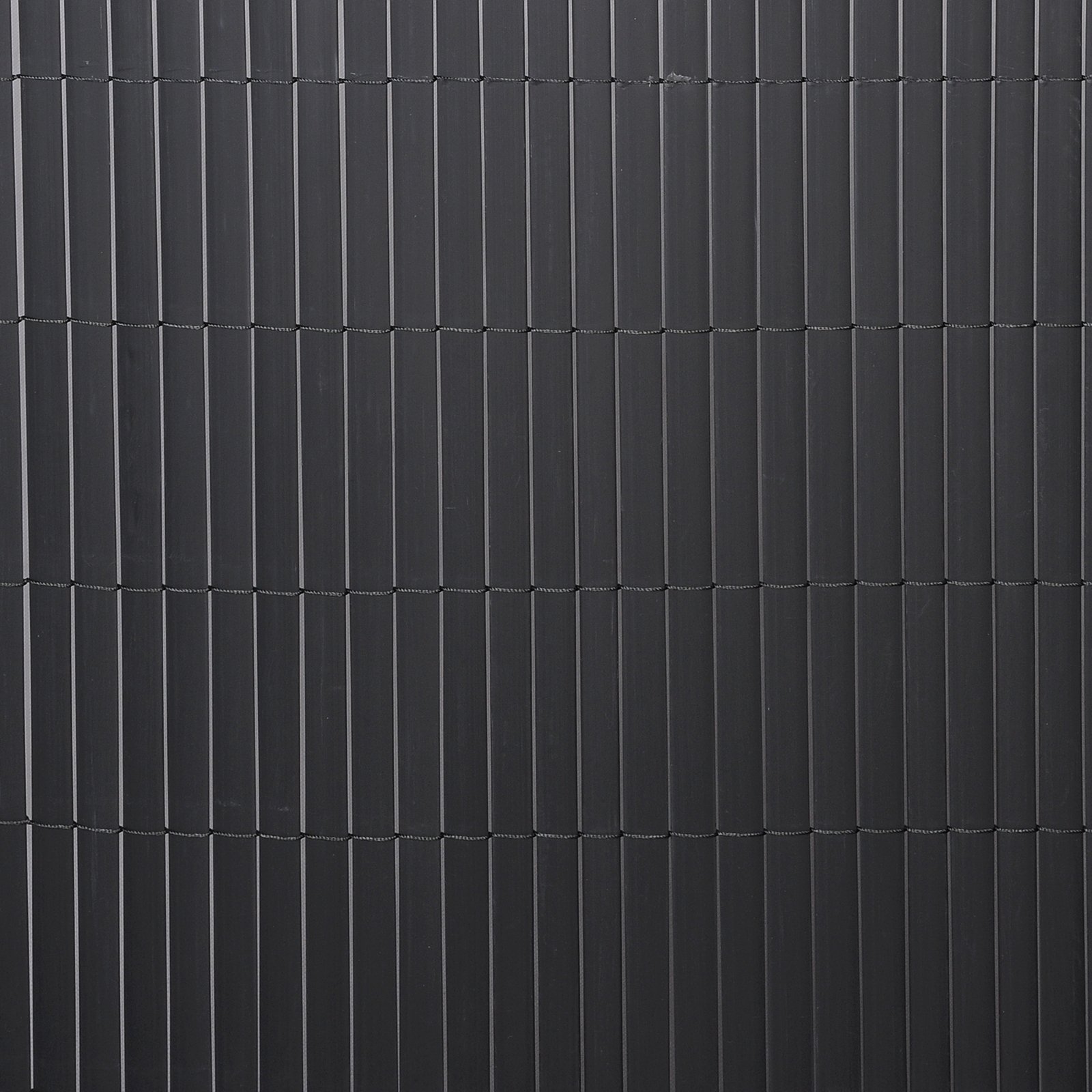 Laneetal Valla de Privacidad de PVC, Valla Protectora de Plástico contra Rayos UV, para Balcón Terraza con Accesorios de Fijación, Resistente a la Intemperie, Gris, 120 x 500 cm