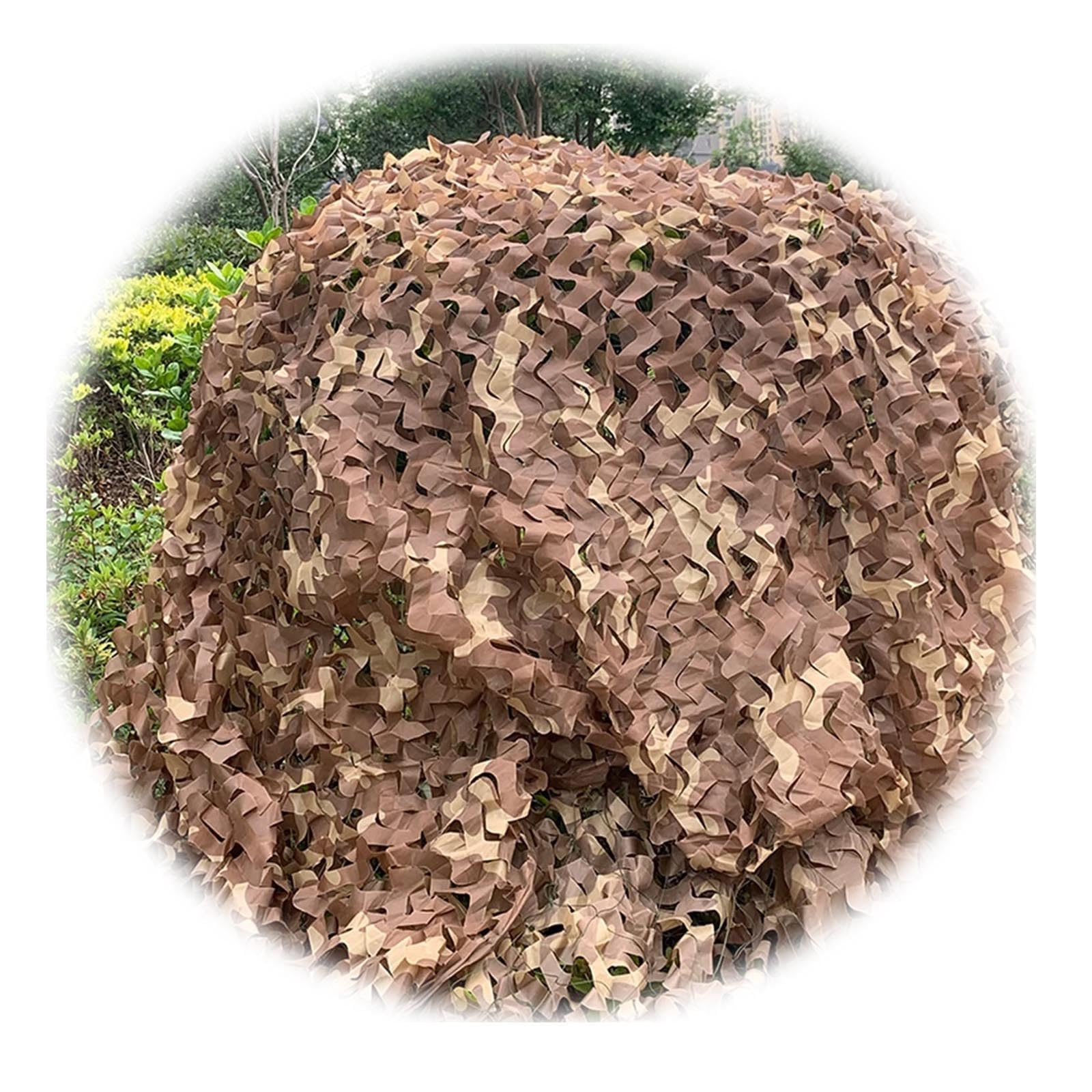 Oudini Camouflanetting Huntinge Cover, Army Desert Privacy Screen Camo Woodland Net 8X10m For Hunting, Camping, Launching