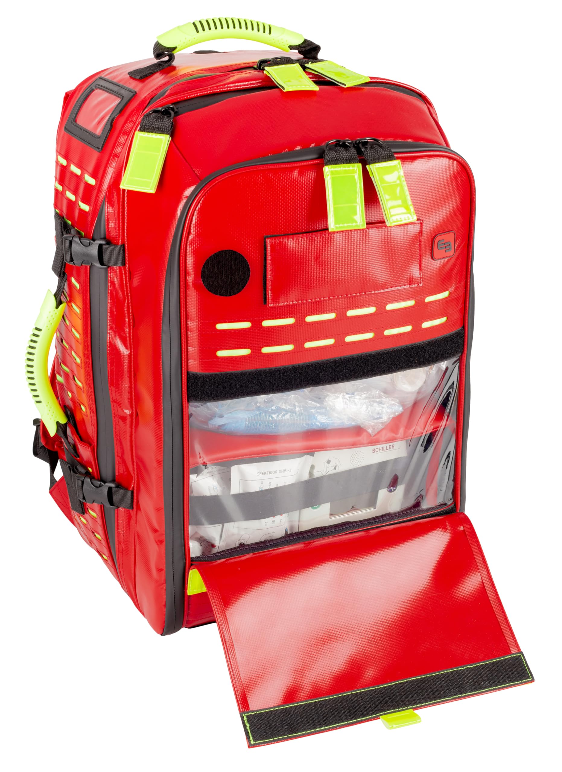 ELITE BAGS - ROBUST Notfallrucksack | PLANE | rot | MOLLE-System