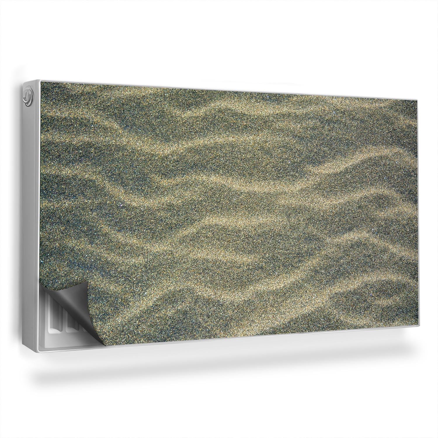Couverture Magnétique Radiateur 110x60cm Cache Radiateur Sable Humide Décoratif