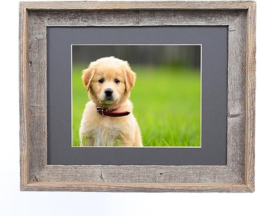 Miniatura 10 de Firma BarnwoodUSA Marco de cuadro con tapete, Madera, Negro, 11x14