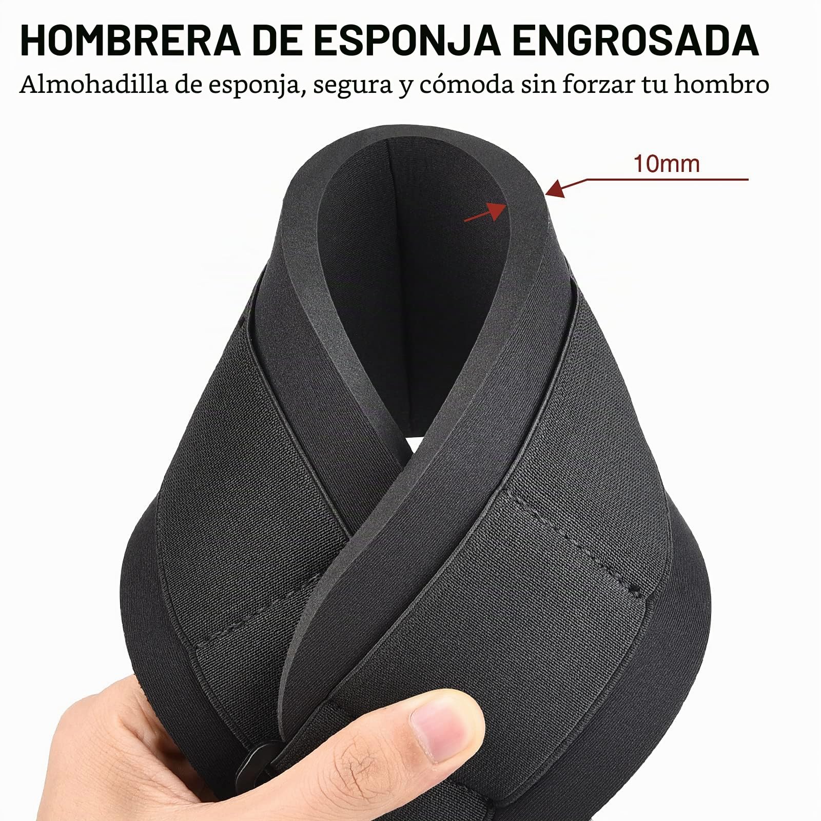 LEKATO Correa de guitarra acolchada de algodón con extremos de cuero genuino correas ajustables para guitarra baja eléctrica con 6 púas de guitarra 2 cerraduras de correa