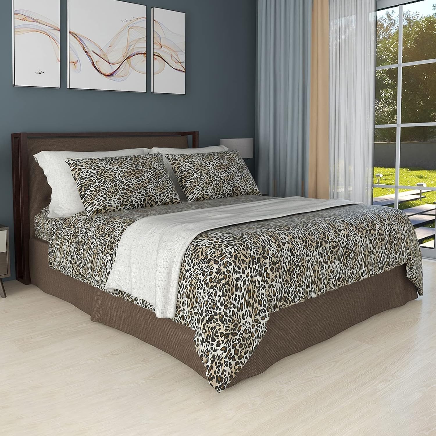 KeoWin Super Soft Deep Pocket Full Sheet Set Pattern Floral