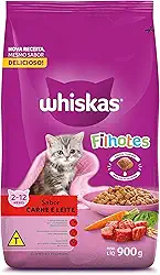 whiskas Ração Whiskas Carne E Leite Gatos Filhotes 900 G