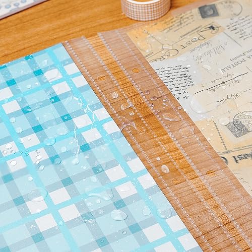 Miniatura 6 de Protectores de páginas de álbumes de recortes de 12 x 12 pulgadas, paquete de 50 unidades, pesados, carpeta de recortes y páginas de repuesto de