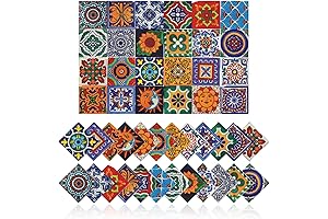 Retro Sticker: Transform Your Walls with Mosaic Charm