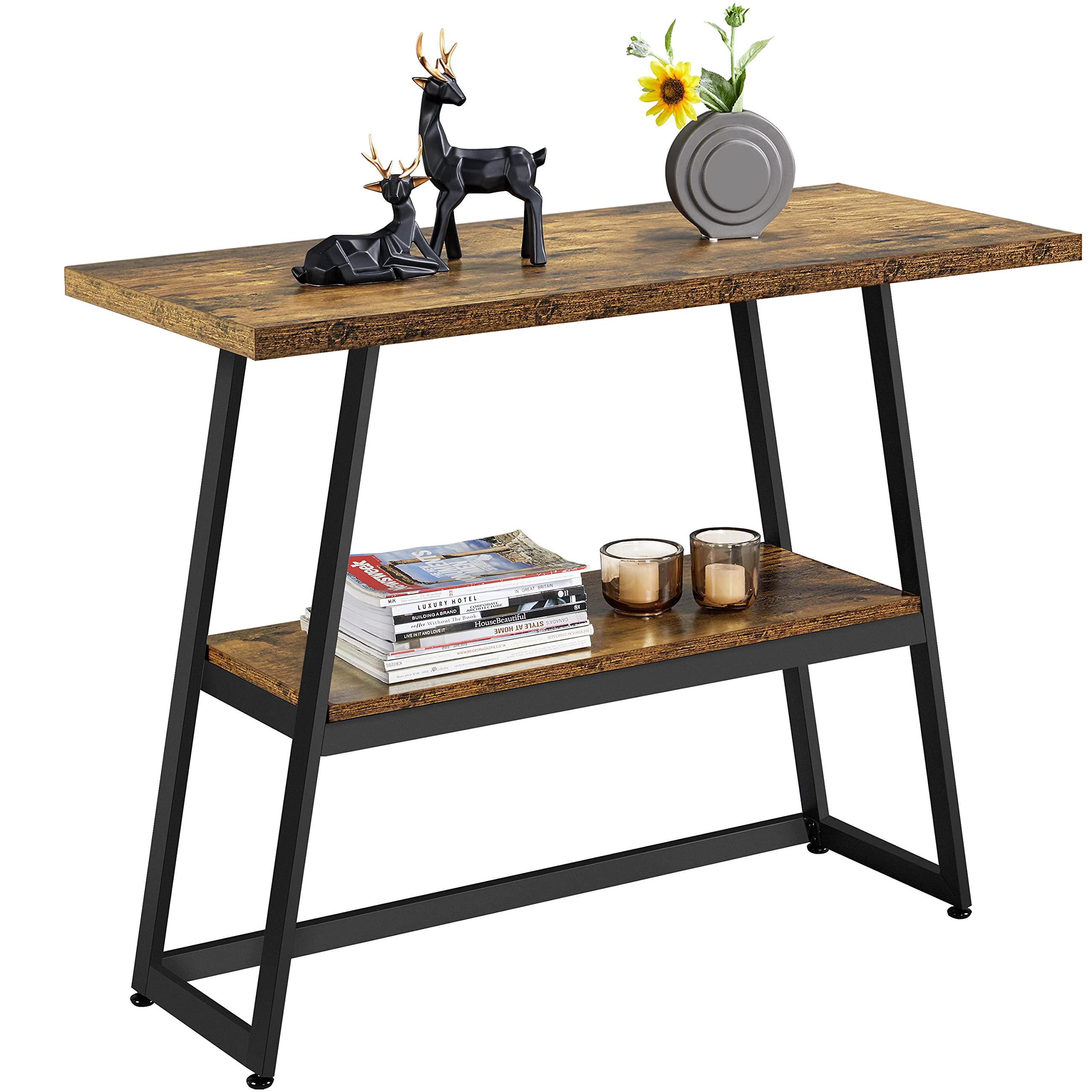 Buy Yaheetech Narrow Entryway Table for Small Spaces, Industrial
