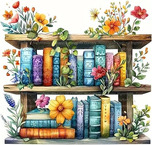 Kits de pintura de diamantes 5D para adultos, kit de arte de diamantes de flor de búho de fantasía para adultos, kits de arte de gemas de diamantes