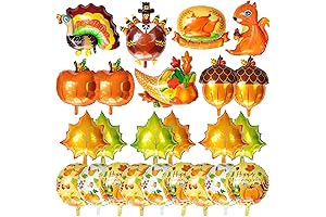 24Pcs Fall Balloons Thanksgiving Party Decorations
