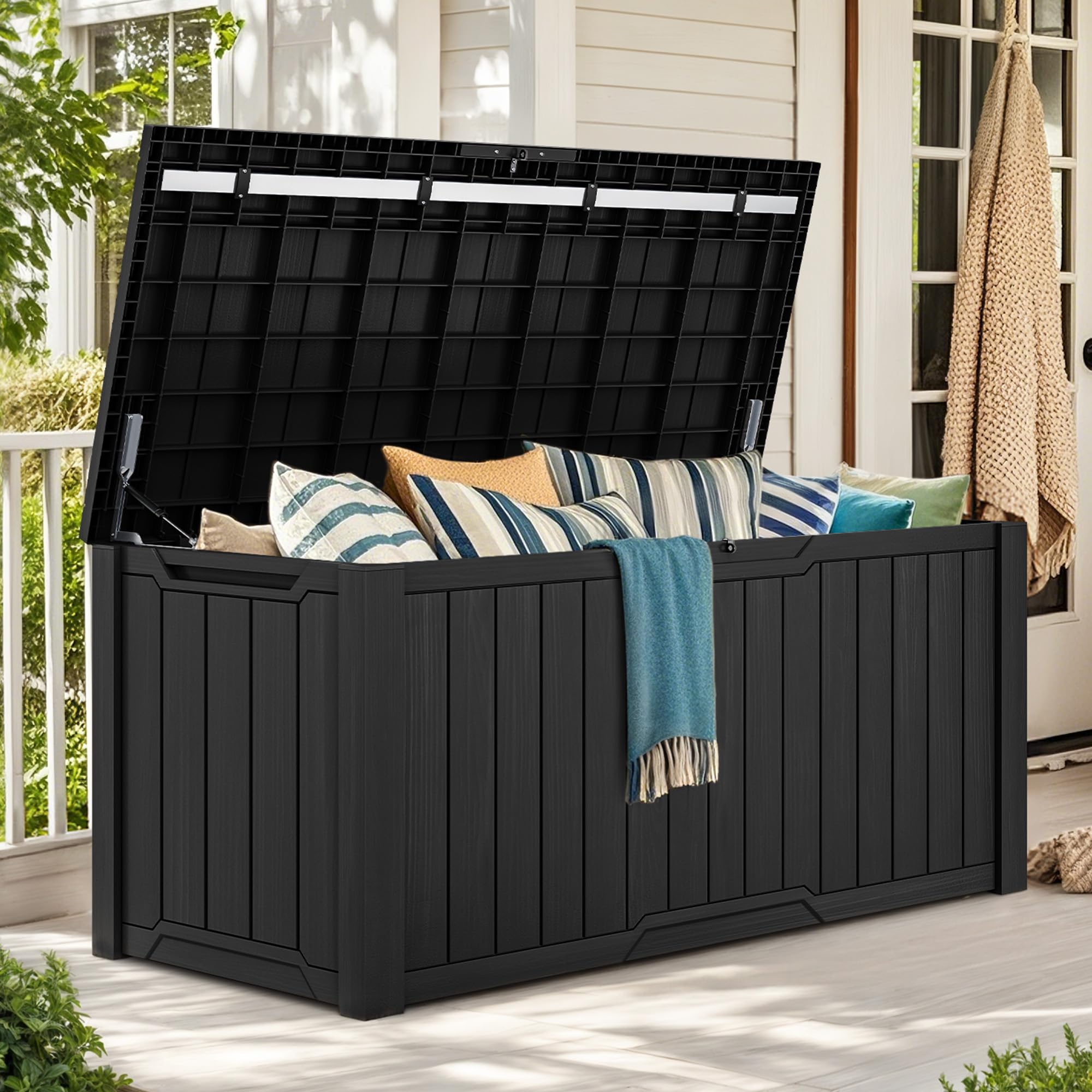 Photo 1 of ** minor frame damage **YITAHOME XXL 230 Gallon Large Outdoor Storage Deck Box for Patio Furniture