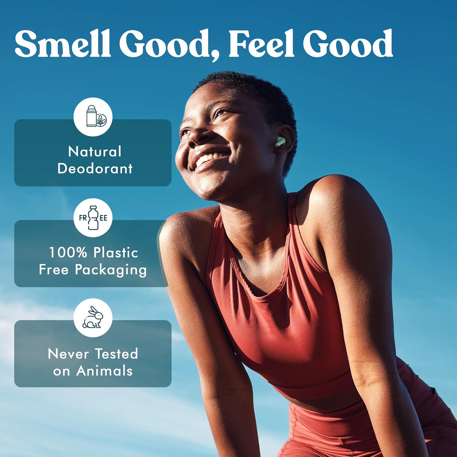 Vibe Aluminum Free Natural Deodorant for Women and Men - Long Lasting Odor Control with Organic Coconut Oil and Beeswax for Sensitive Skin, No Baking Soda or Parabens, Plastic Free (Rose) - Image 7