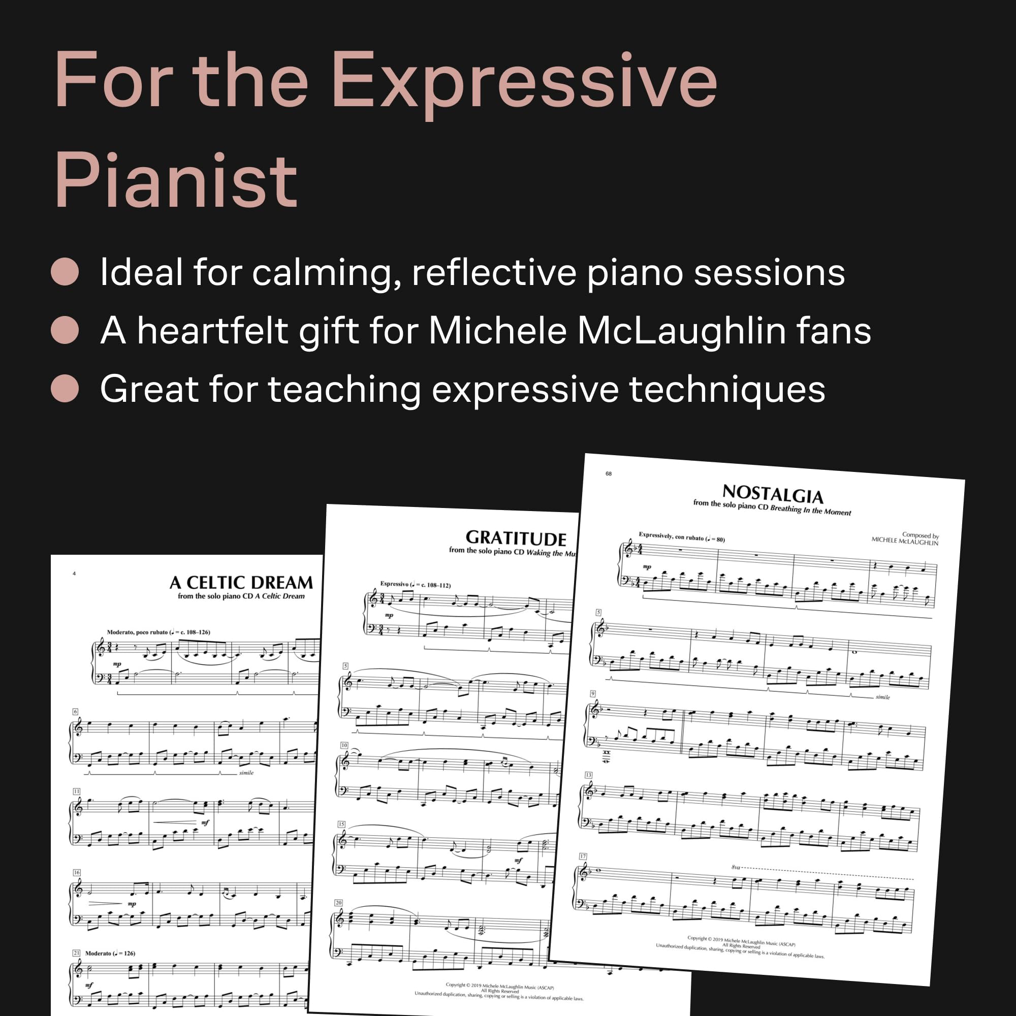 Michele Mclaughlin: Piano Sheet Music Collection