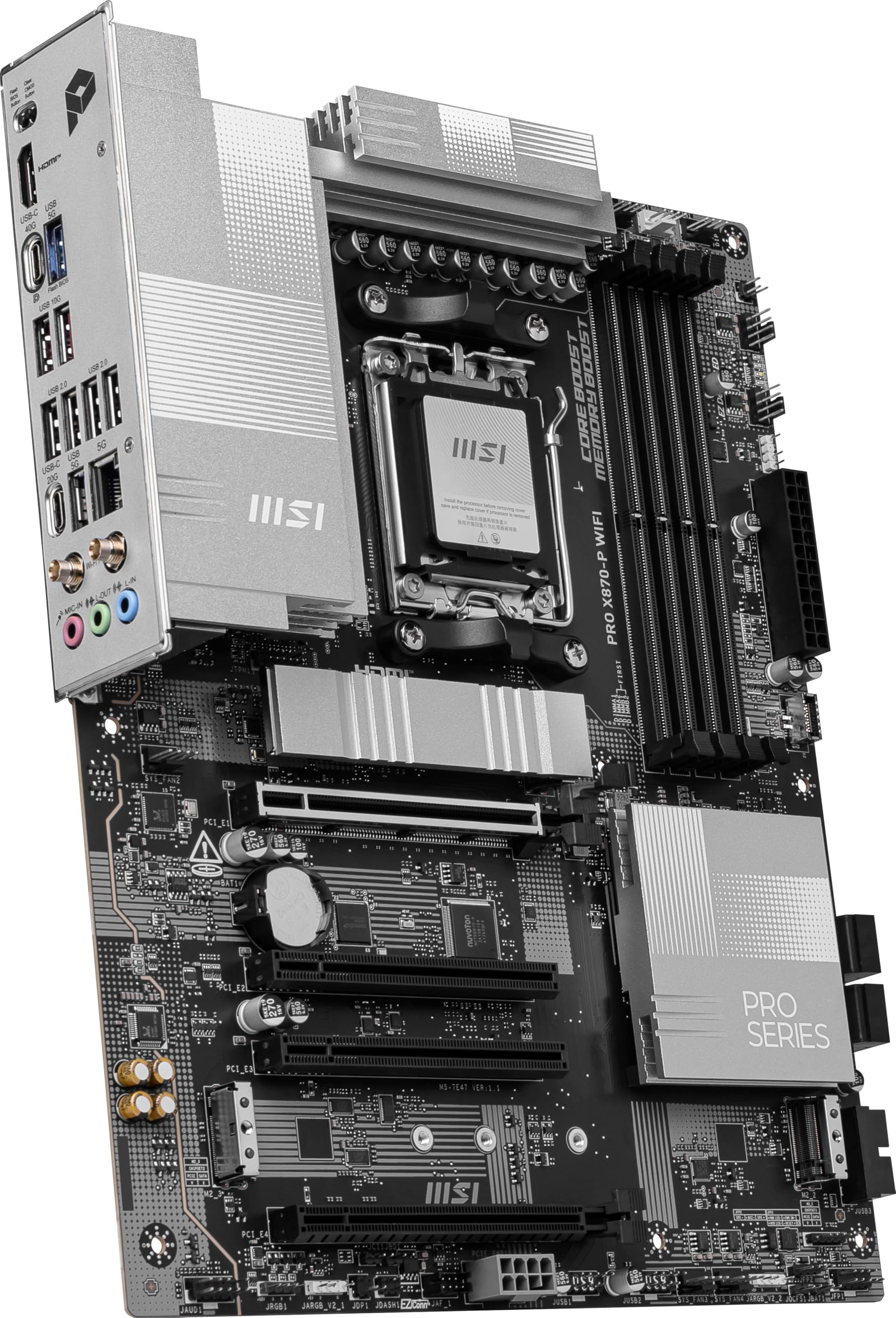 MSI PRO X870-P WIFI マザーボード ジャンク Amazon.com: MSI PRO X870-P WiFi V1 ProSeries Motherboard (AMD