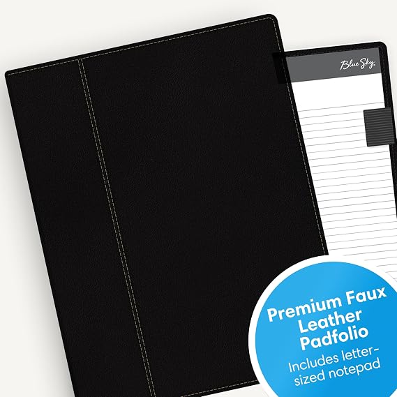Blue Sky Professional Padfolio: Comprehensive Portfolio and Efficient Document Organizer, Ideal Business Accessory for Modern Professionals, 9.5 x 12