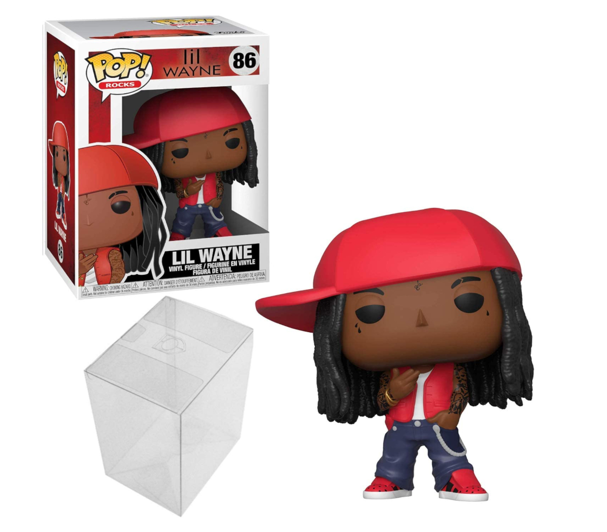 FUNKO - FUNKO POP!  リル・ウェイン　アルバム版 Amazon.com: Funko Lil Wayne Pop! Rocks Vinyl Figure Lil