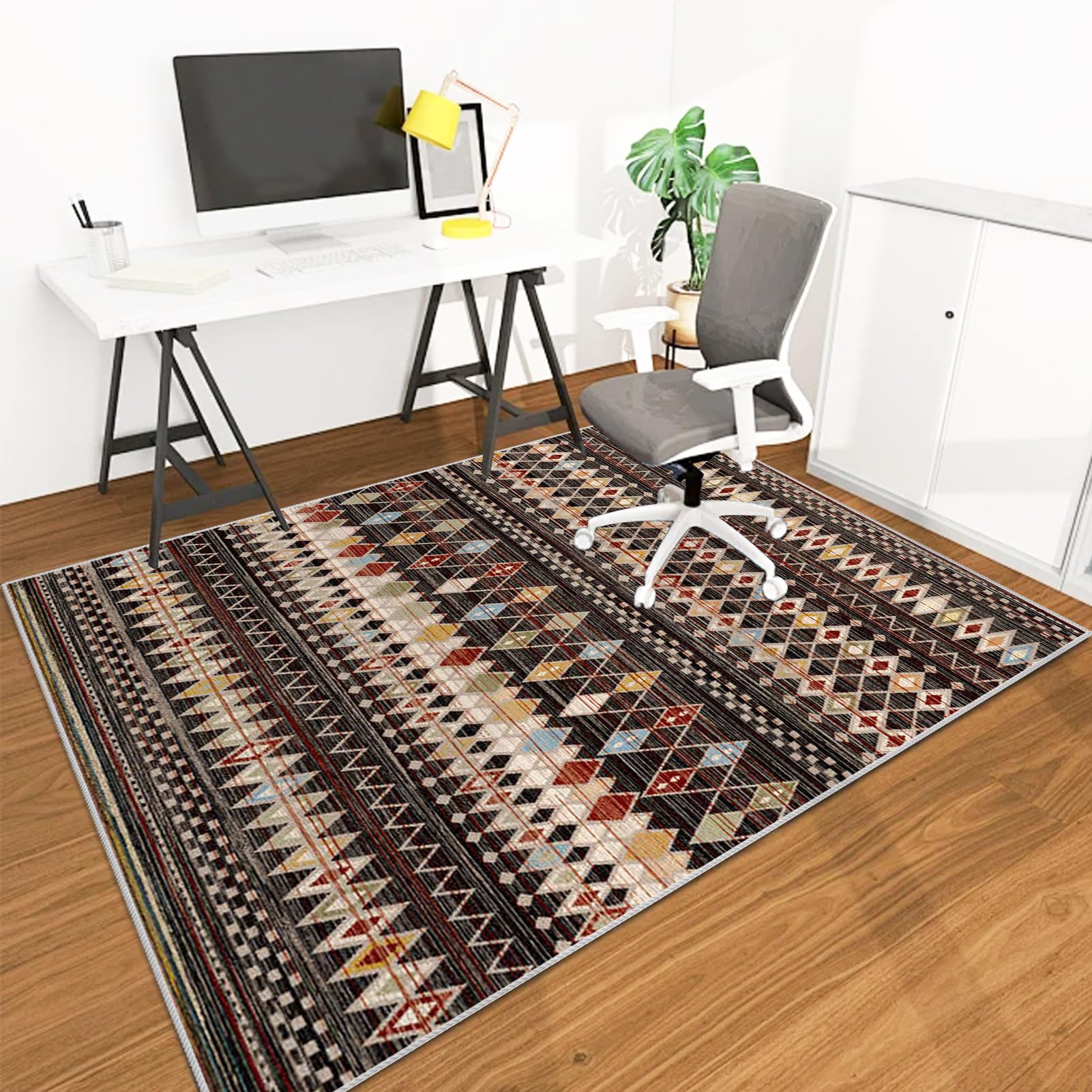Heavy Duty Desk Chair Mats for Carpet, Office Chair Mat for Hardwood Floor, Office Chair Floor Protector Mat for Rolling Chair, Computer Chair Mat for Home Office Rug Hard Floor Mat 90 x 140 cm