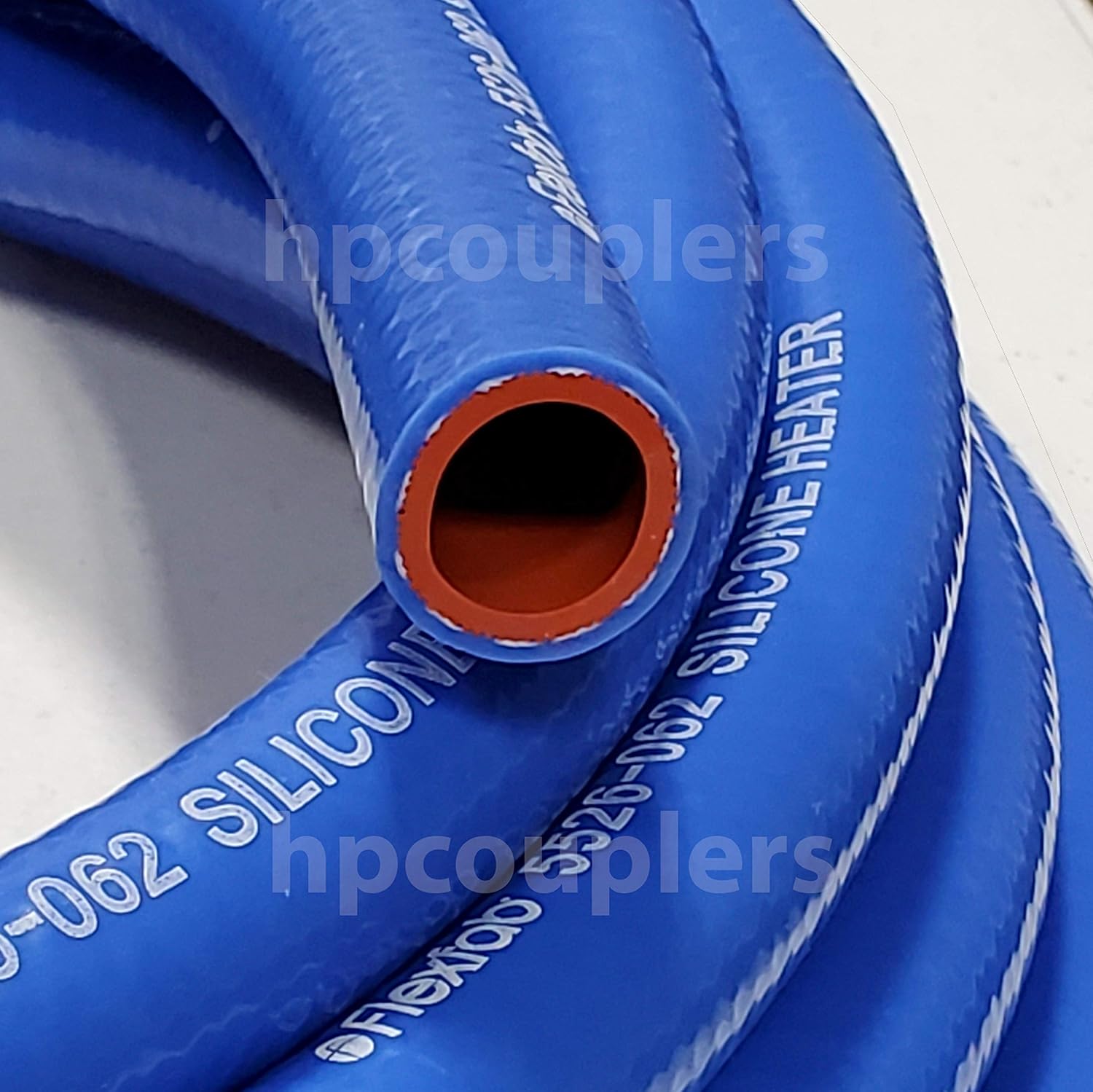 High Performance Silicone Heater Hose - 3/8" ID x 25 ft Blue (.375"|10mm)
