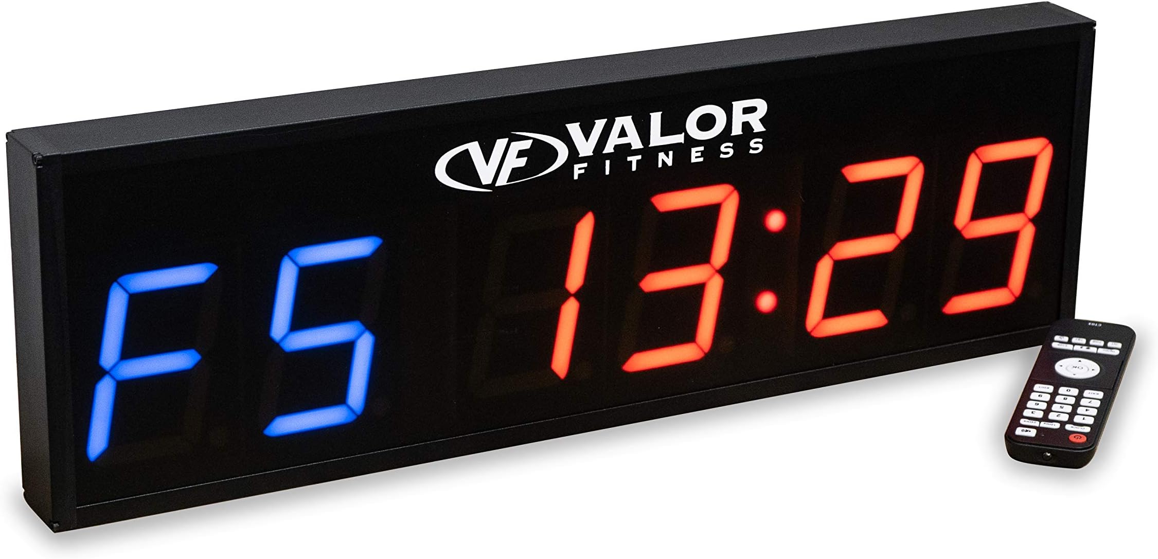 Valor Fitness 24" Digital Workout Timer – LED Interval Clock with Remote Control for Home & Commercial Gym Training - Wall Mount or Stand Alone