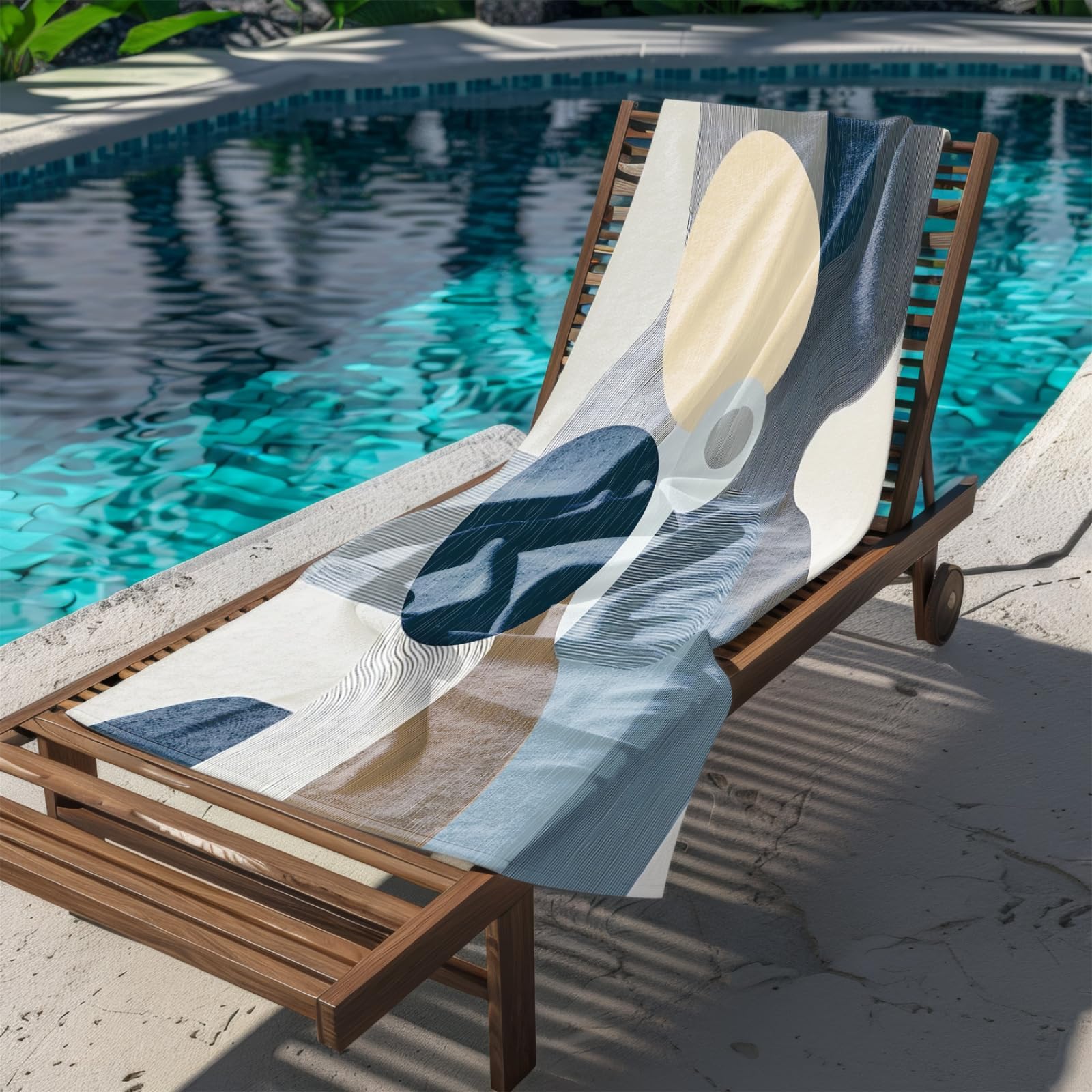 Drap de Plage XXL 200X200 Vert Gris Abstract Serviettes de Plage en Microfibre,Serviette Piscine Extra Large sans Sable pour Adultes Séchage Rapide