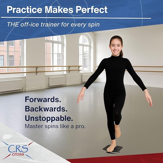 CRS Cross Figure Skating Spinner. Off Ice Spinning Training Aid