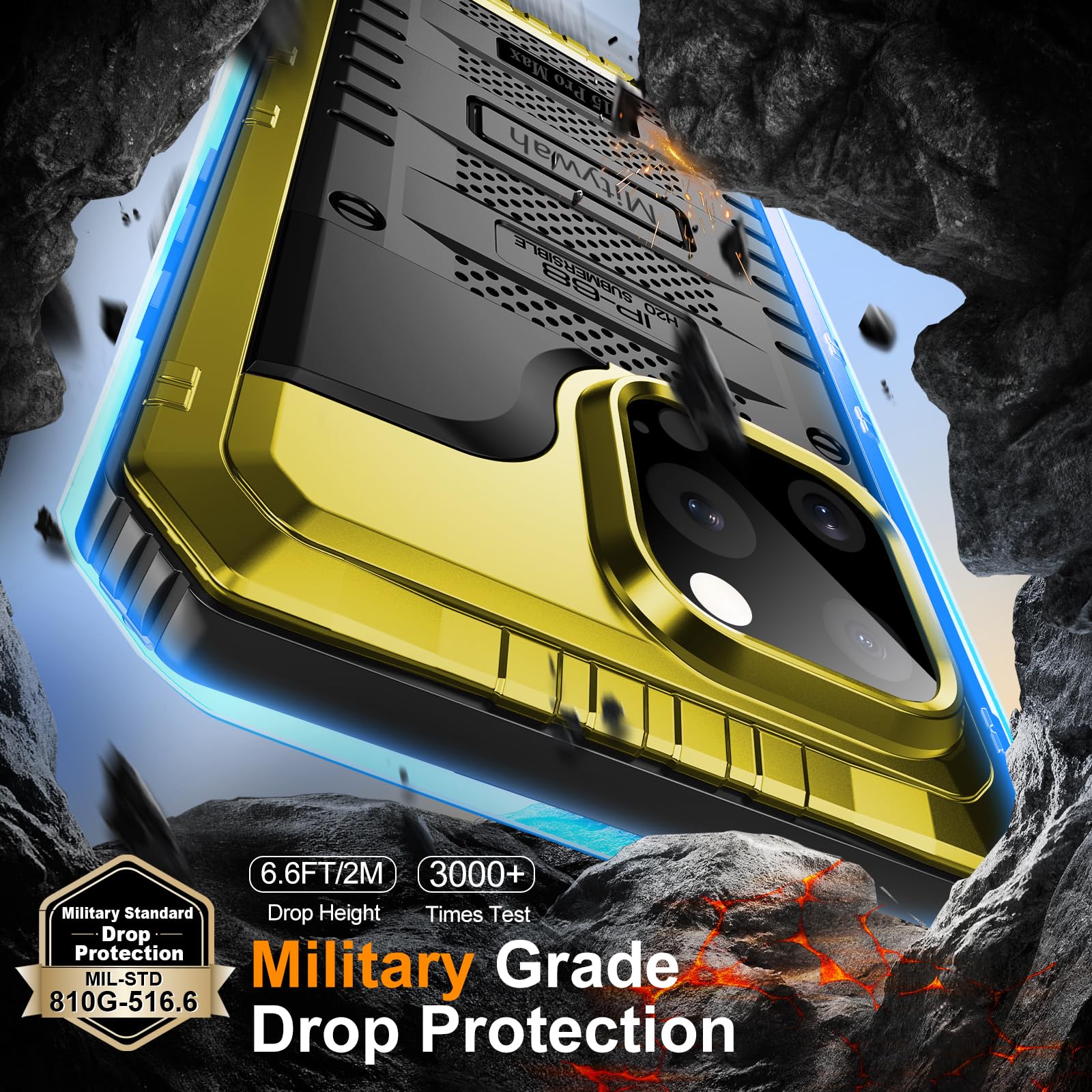 Beeasy IPhone 15 Pro Max Waterproof Cases With MagSafe