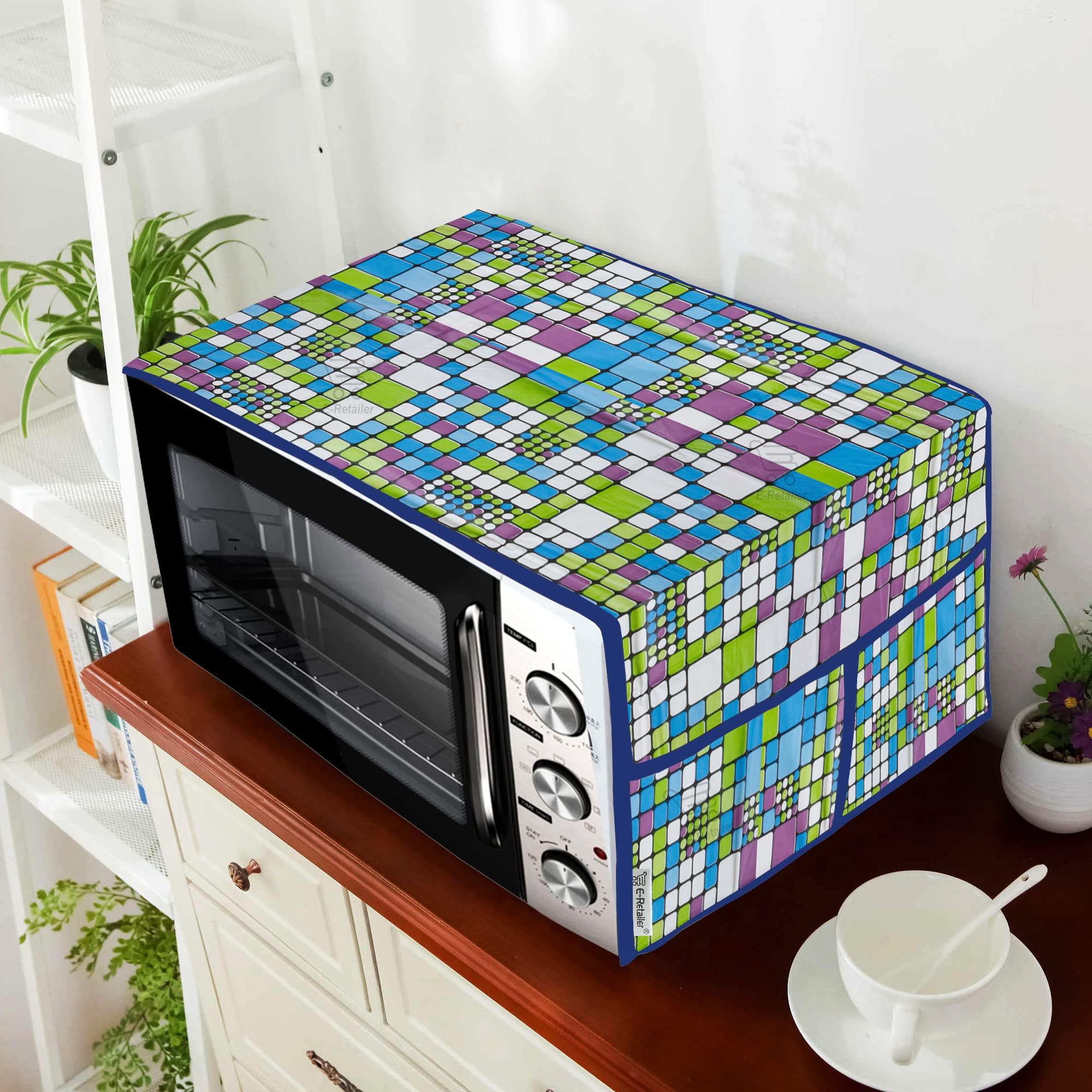 Microwave Oven Cover with Pockets - Protect Your Appliance -14 Microwave Oven Cover with Pockets - Protect Your Appliance -14