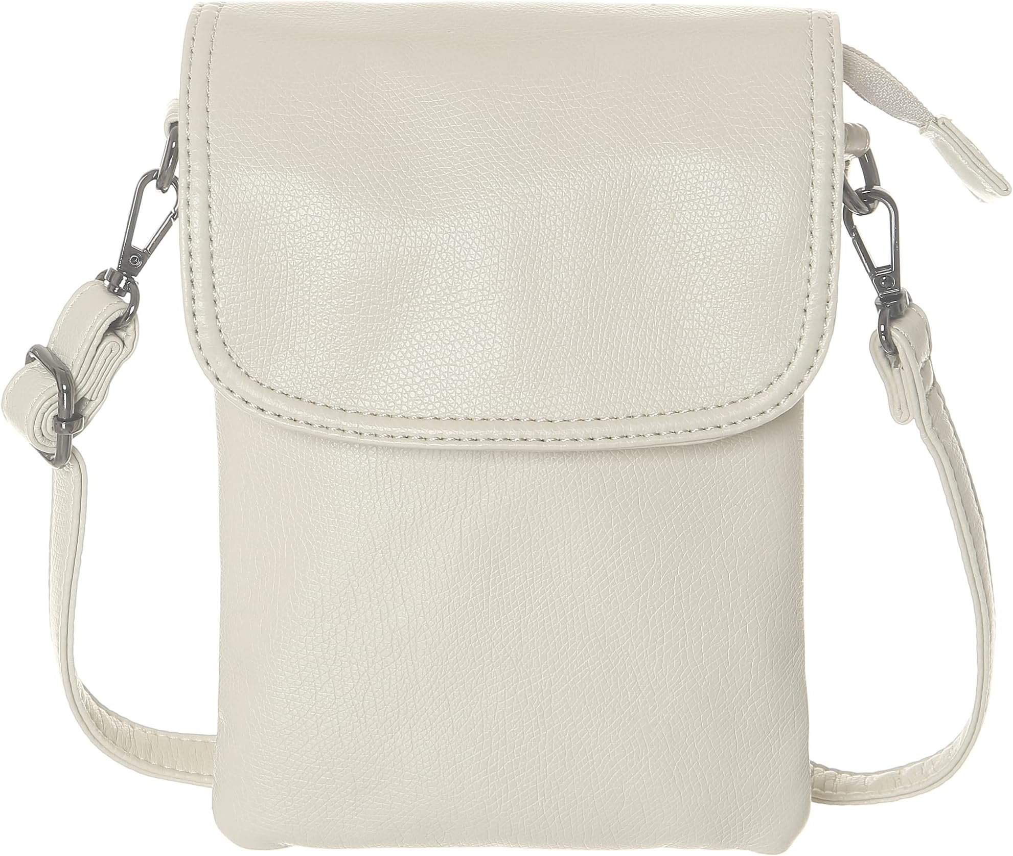 AOCINA Small Cell Phone Crossbody Wallet Purse Bags for Women Mini Shoulder Bag Cross Body with Card Slots(998 Beige)