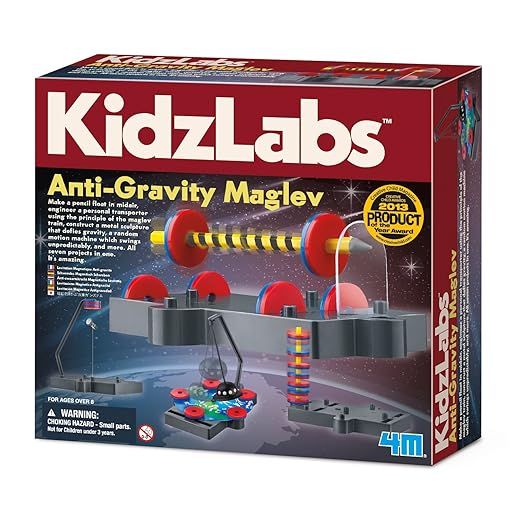 4M Kidzlabs Anti Gravity Magnetic Levitation Science Kit - Maglev Physics Stem Toys Educational Gift for Kids & Teens, Girls & Boys (3686)