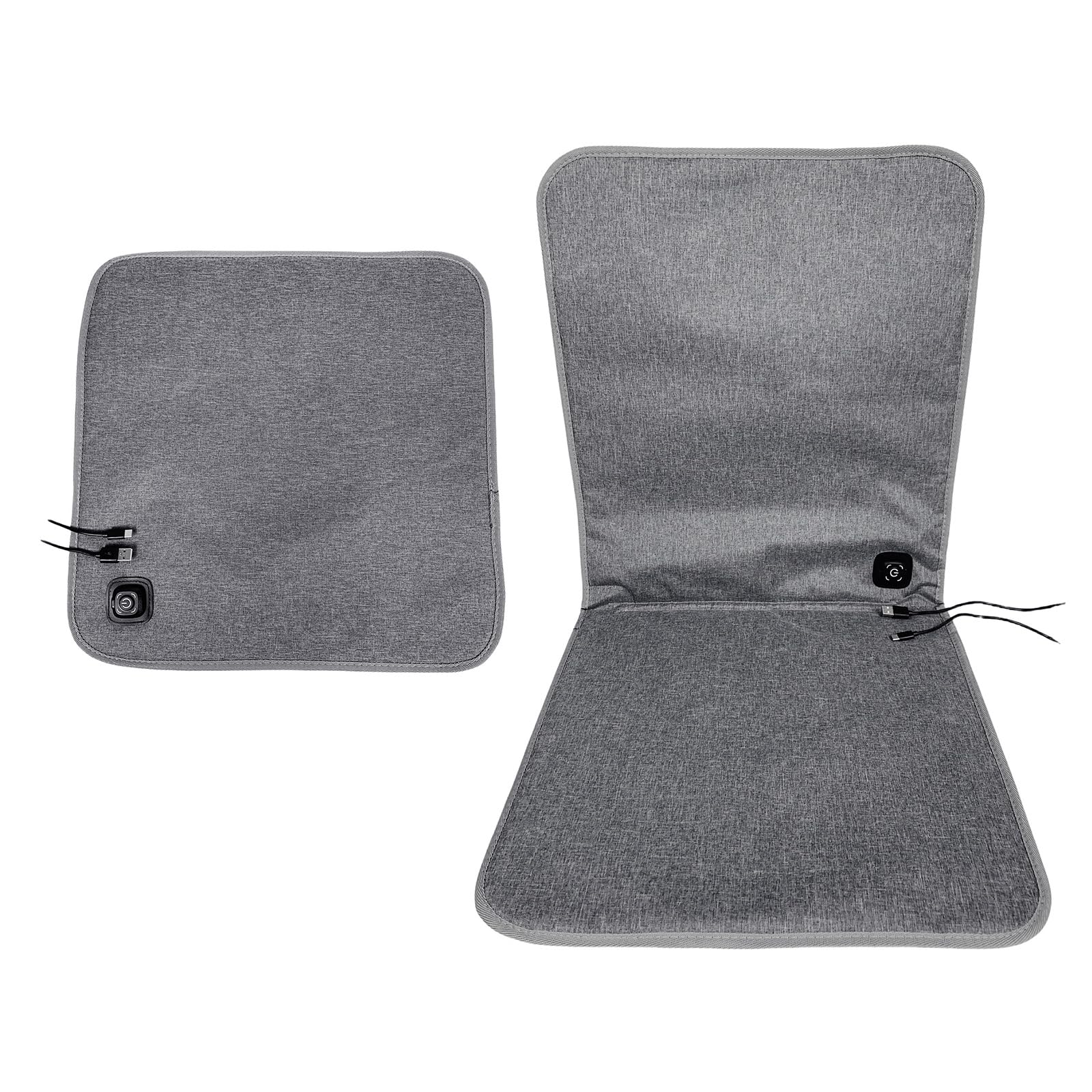 Almohadilla térmica portátil USB con regulación de temperatura para una distribución uniforme del calor durante camping, pesca y deportes, cojín de asiento con calefacción por USB para una calidez