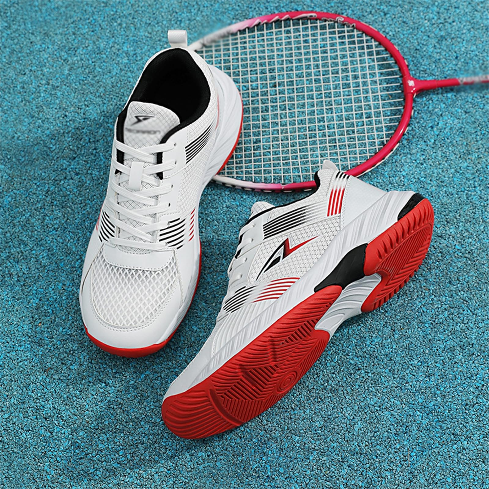 Buty do badmintona dla mężczyzn i kobiet Lekkie buty sportowe do gry w hali Oddychające antypoślizgowe do gry w pickleball Squash Tenis